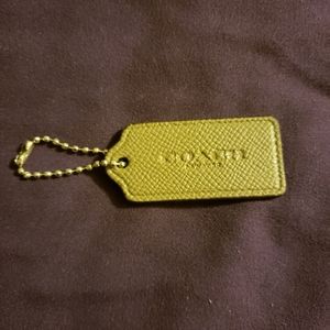 Coach hangtag